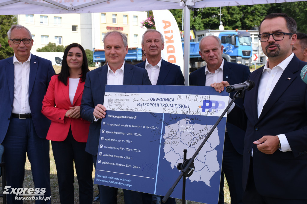 Konferencja prasowa ws. przetargu na budowę OMT