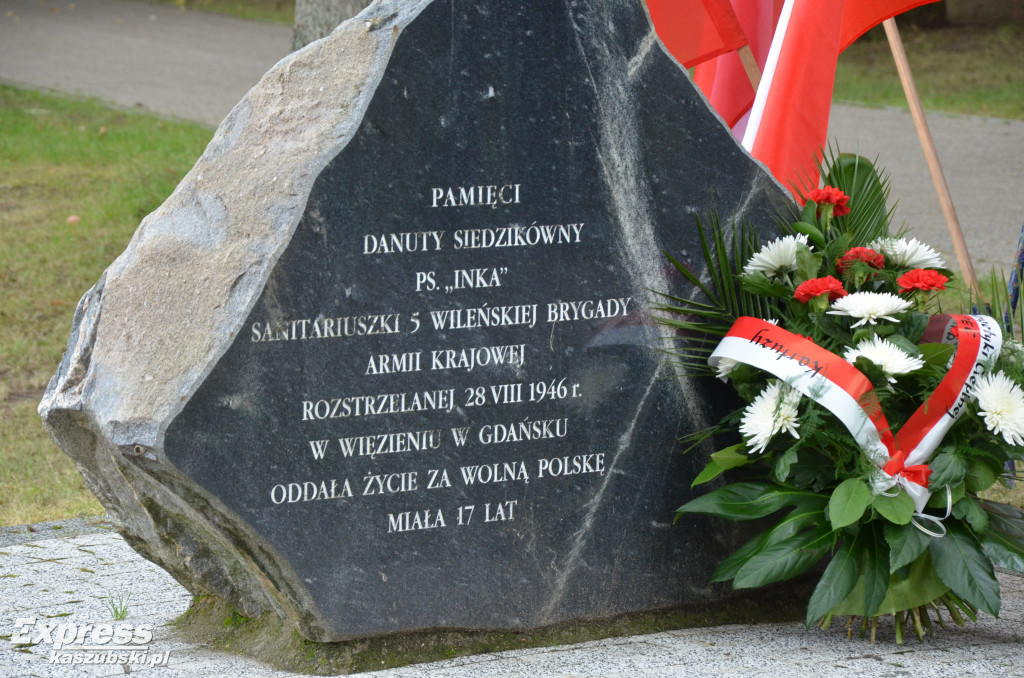 Kartuzy. Uroczystości przy obelisku Inki