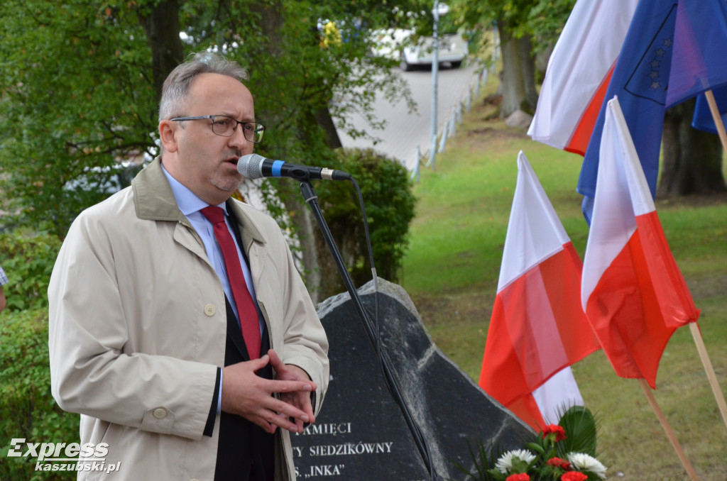 Kartuzy. Uroczystości przy obelisku Inki