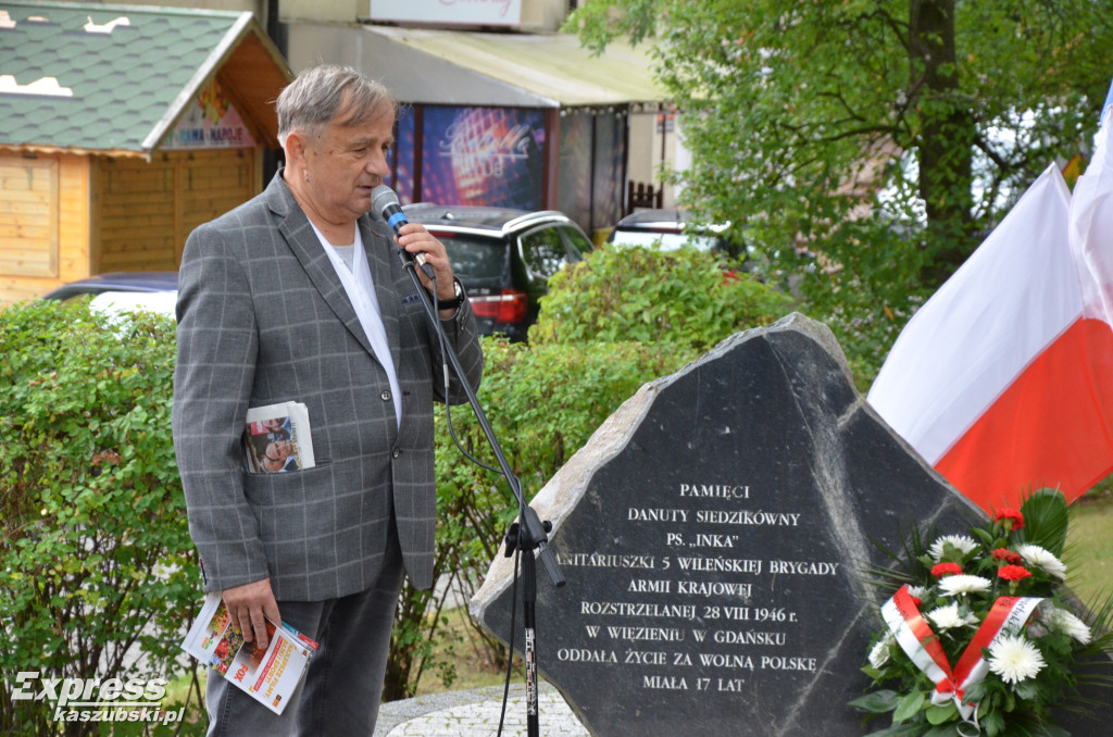 Kartuzy. Uroczystości przy obelisku Inki