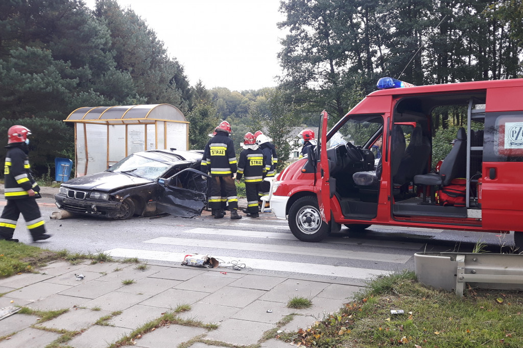 Wypadek w Kczewie