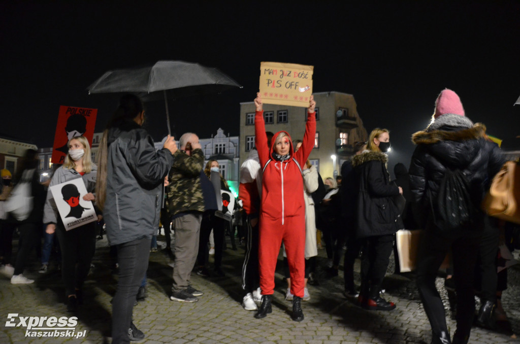 Kartuzy. Protest przeciwko zaostrzeniu prawa do aborcji