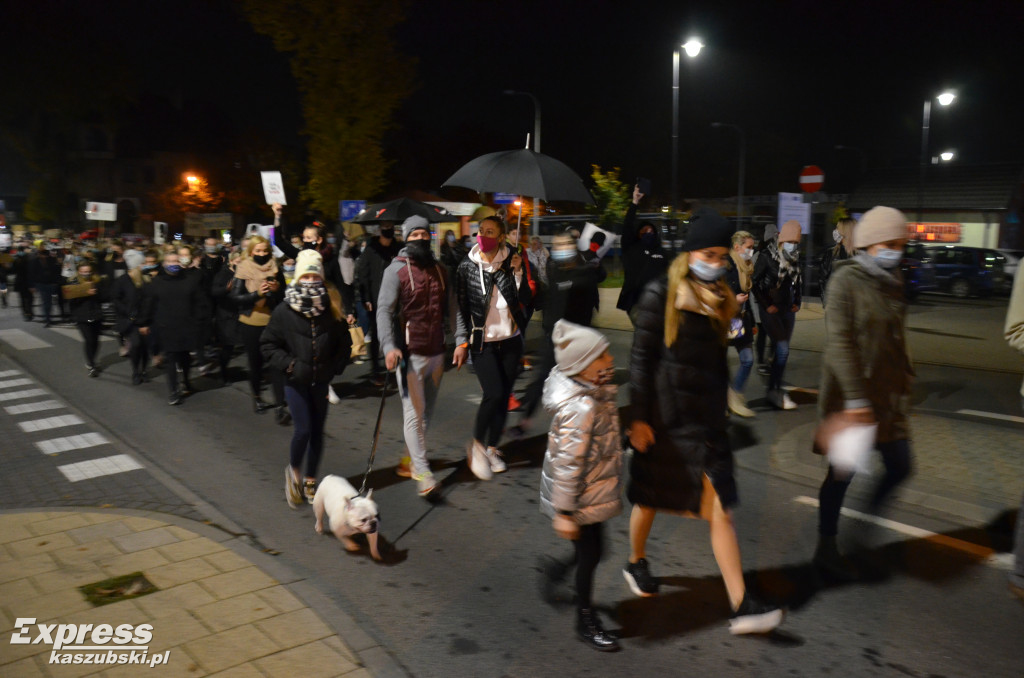 Kartuzy. Protest przeciwko zaostrzeniu prawa do aborcji