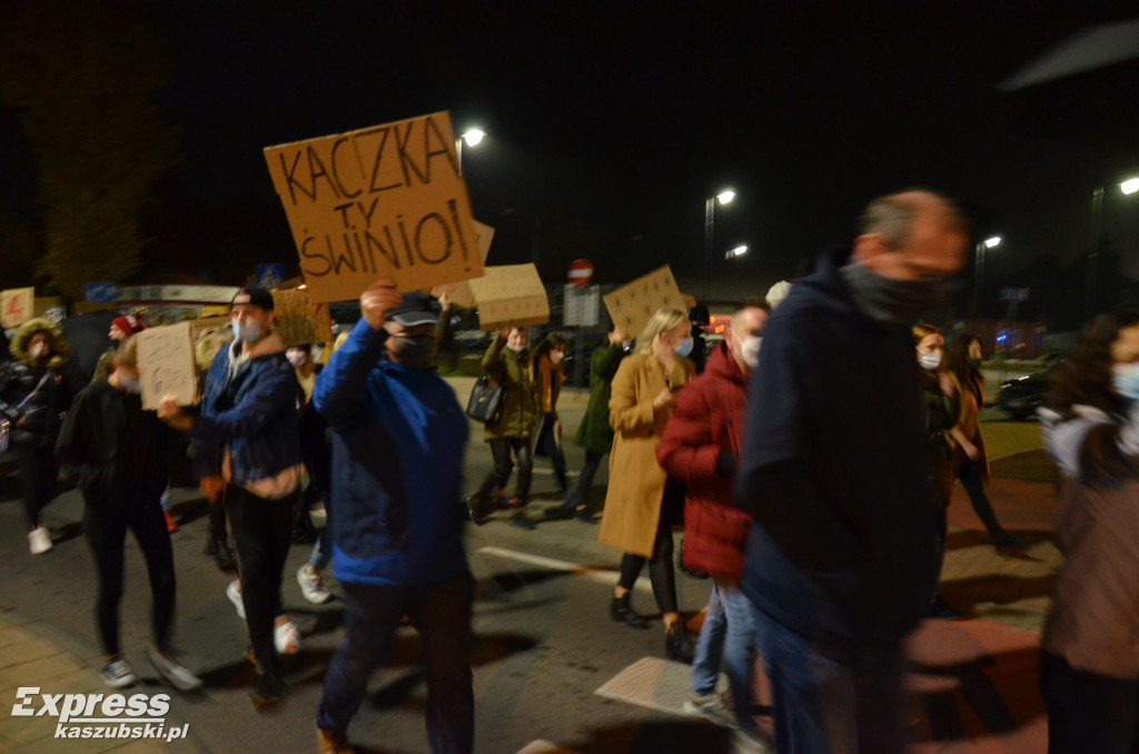 Kartuzy. Protest przeciwko zaostrzeniu prawa do aborcji