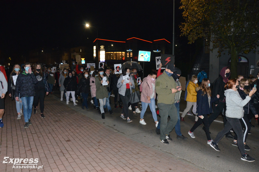 Kartuzy. Protest przeciwko zaostrzeniu prawa do aborcji