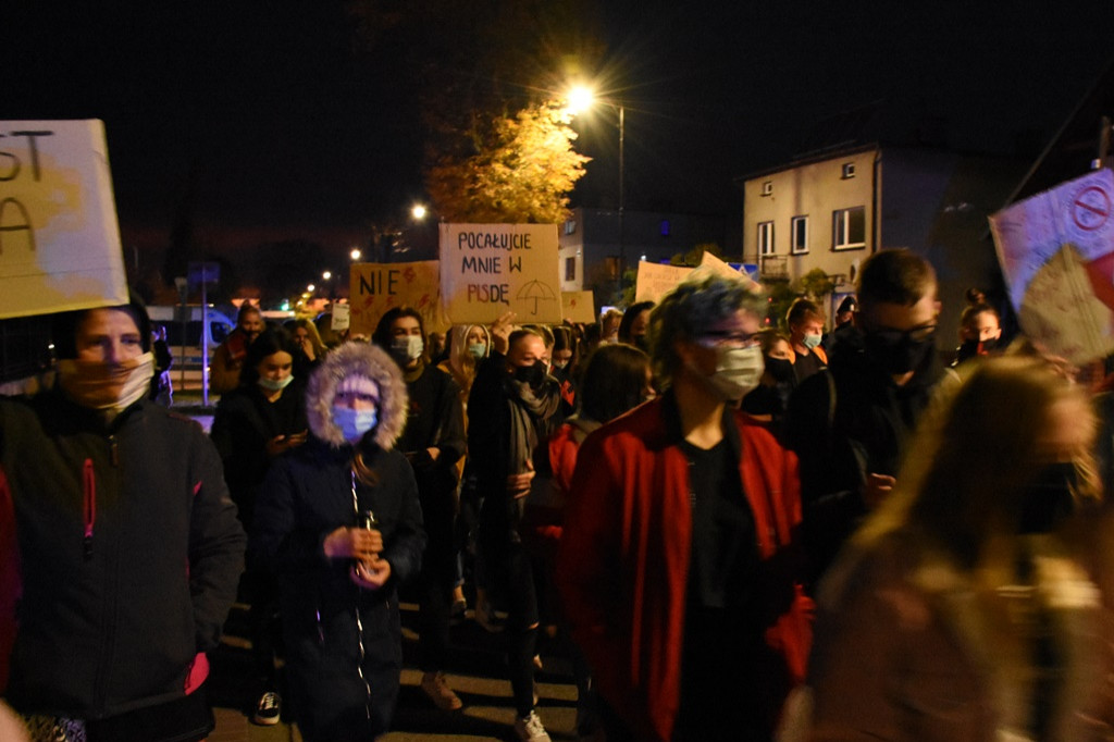 Manifestacja w Sierakowicach