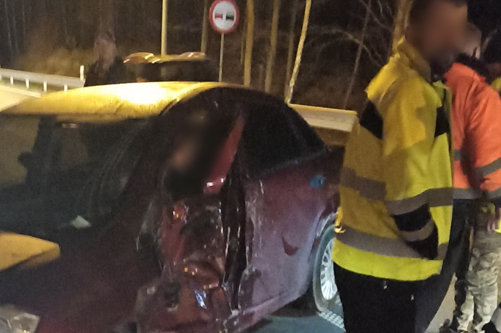 Wypadek na trasie Kartuzy - Grzybno
