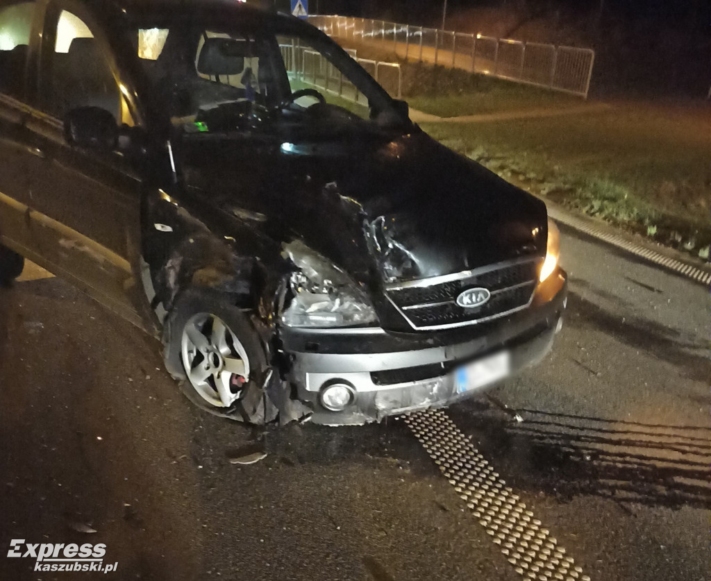 Wypadek na trasie Kartuzy - Grzybno