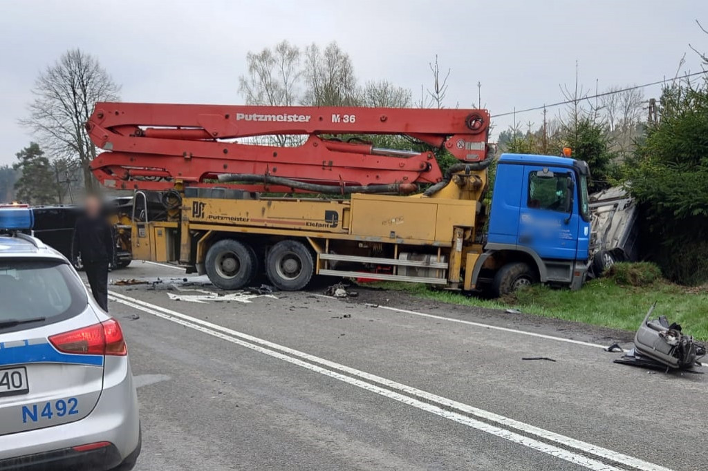 Wypadek w Szymbarku