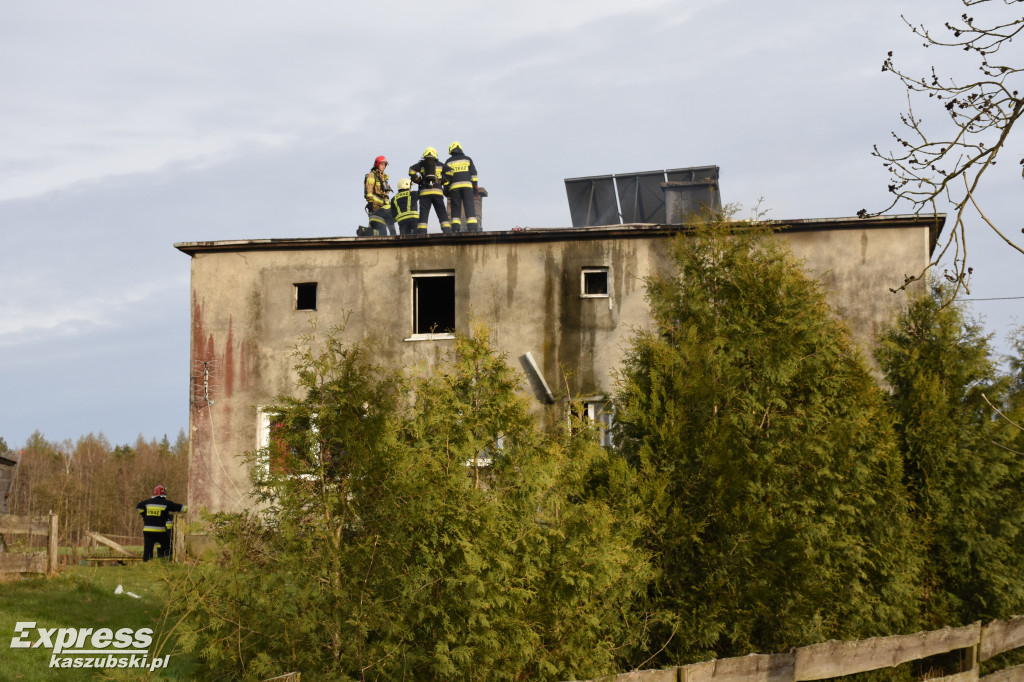 Pożar budynku w Kamienicy Królewskiej