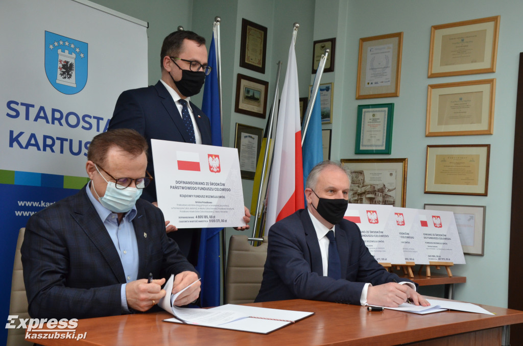 Podpisanie umów z Rządowego Funduszu Rozwoju Dróg