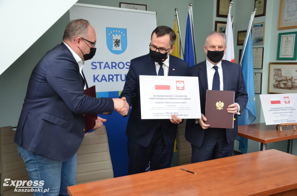 Podpisanie umów z Rządowego Funduszu Rozwoju Dróg