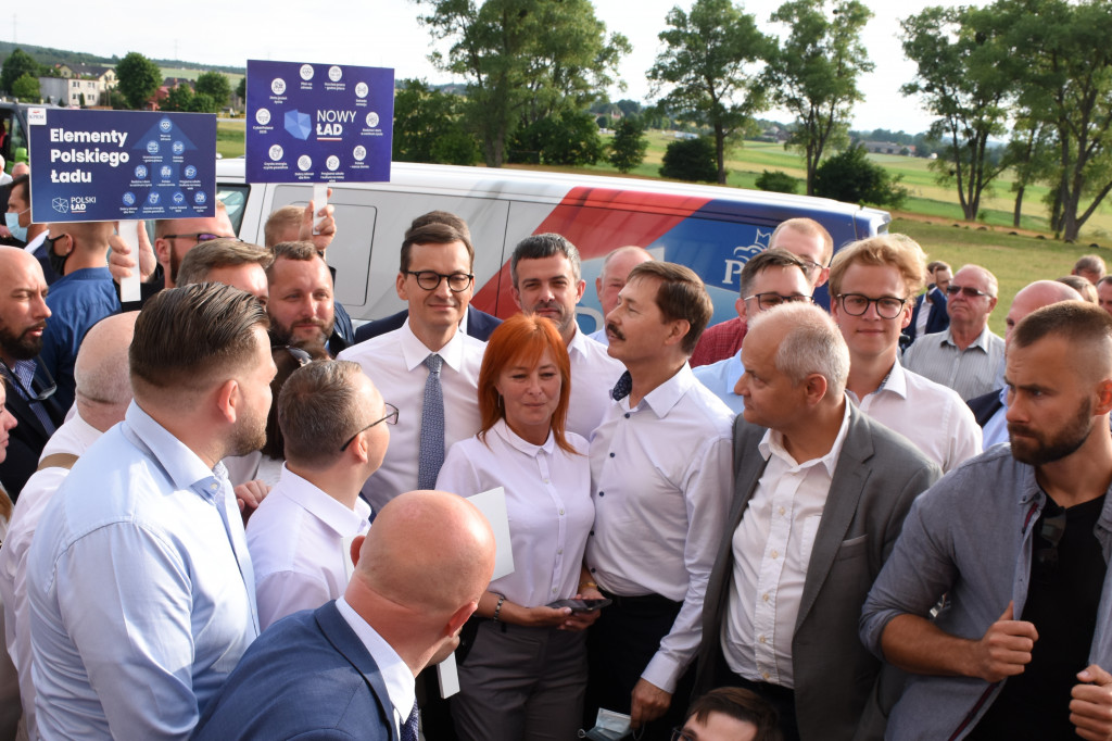 Premier Mateusz Morawiecki w Borczu