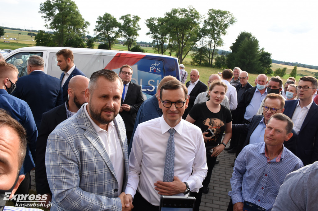 Premier Mateusz Morawiecki w Borczu