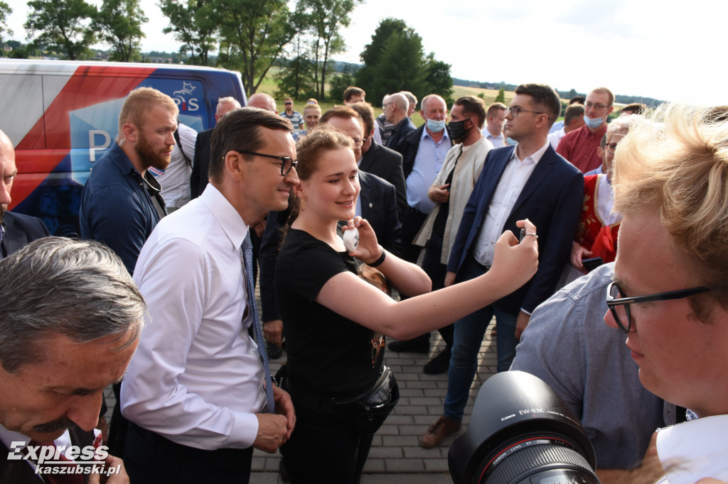 Premier Mateusz Morawiecki w Borczu