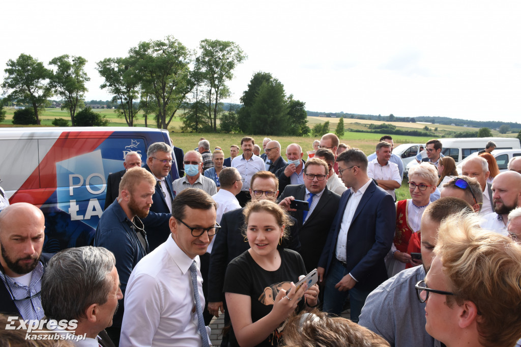 Premier Mateusz Morawiecki w Borczu