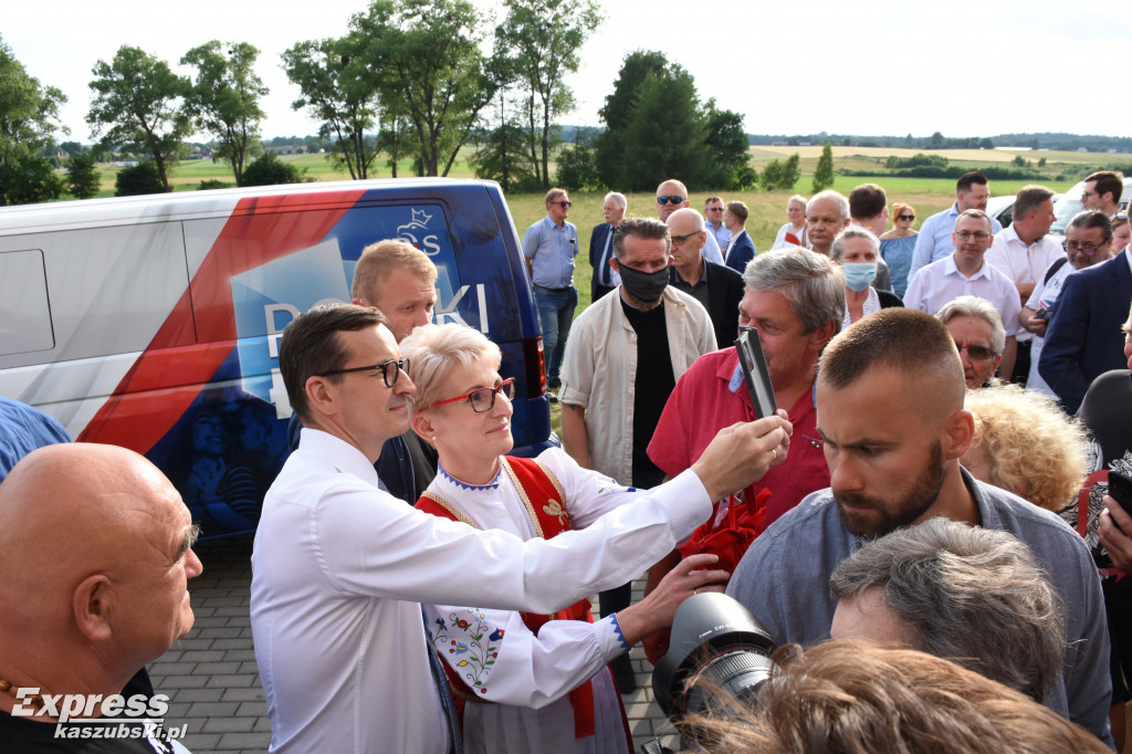 Premier Mateusz Morawiecki w Borczu