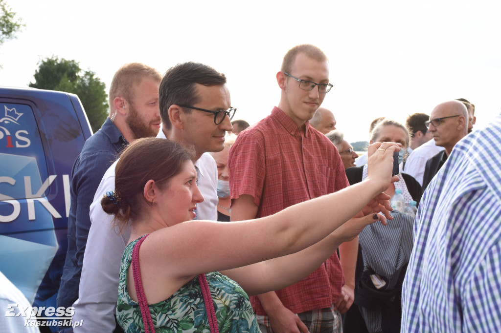 Premier Mateusz Morawiecki w Borczu