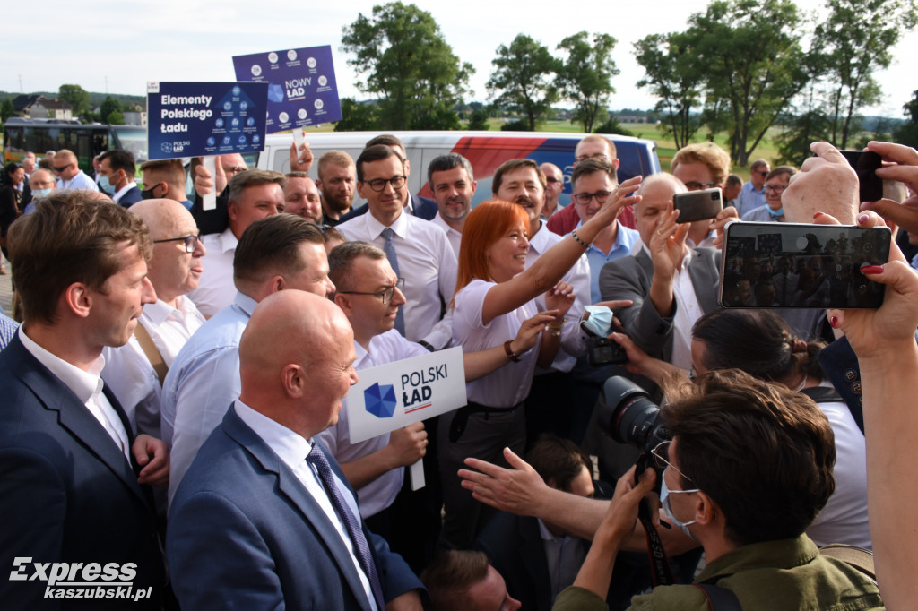Premier Mateusz Morawiecki w Borczu
