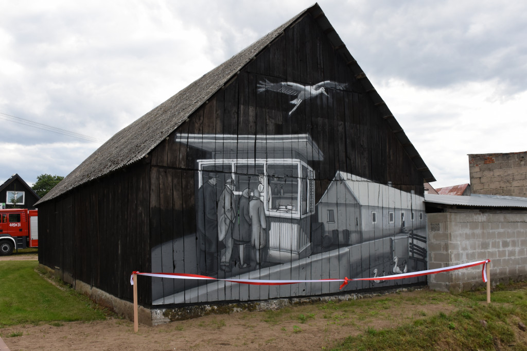 Mural w Kamienicy Szlacheckiej