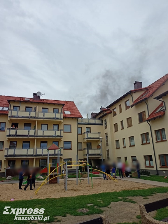 Pożar na osiedlu Na Stoku