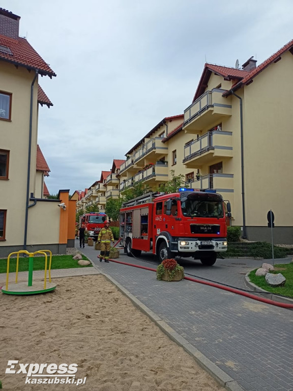 Pożar na osiedlu Na Stoku