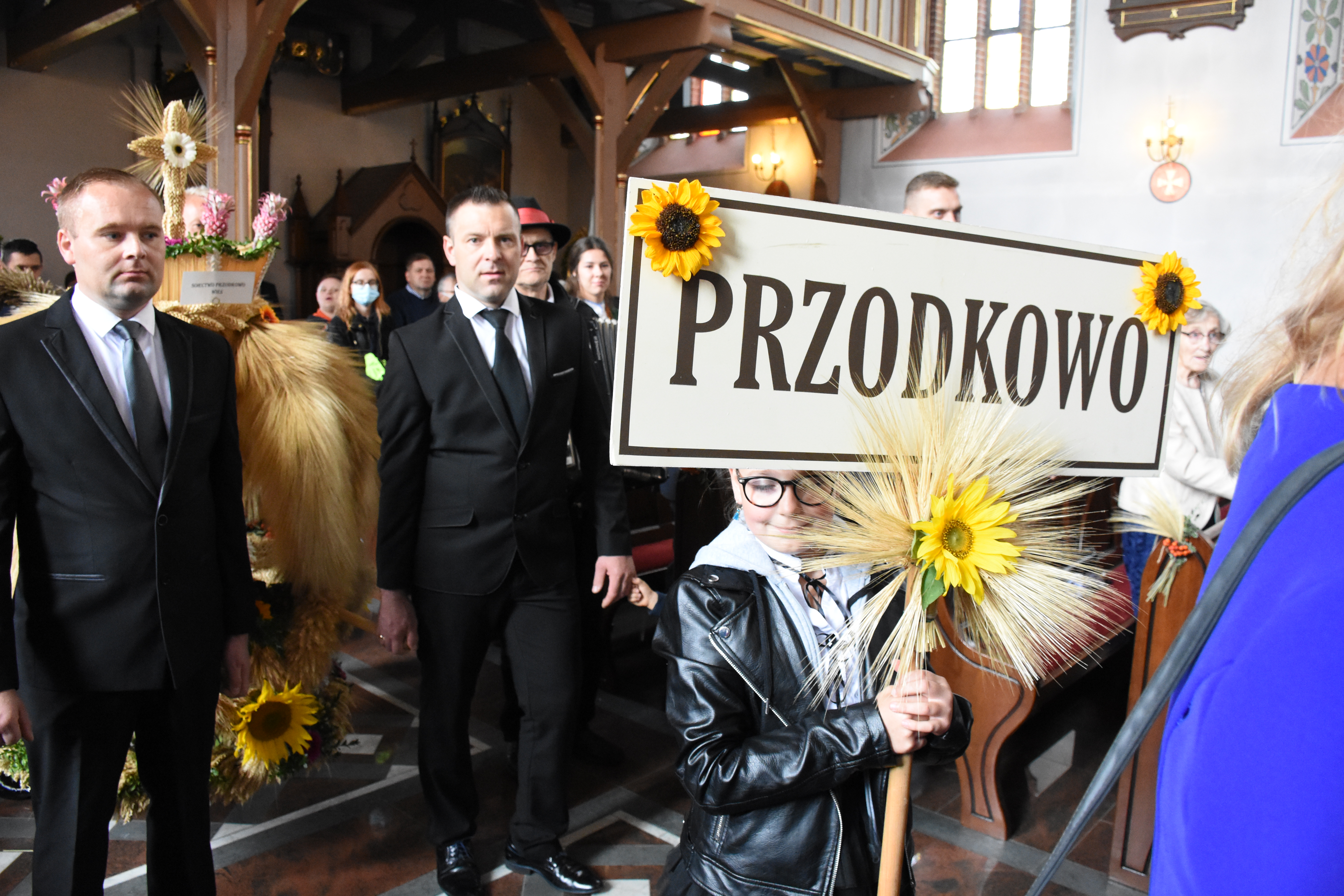 Uroczystość dożynkowa w Przodkowie