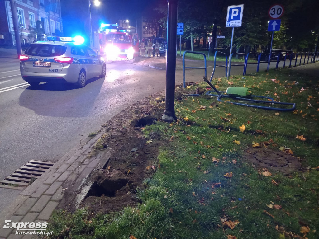 Wypadek w Kartuzach - Plac Brunona