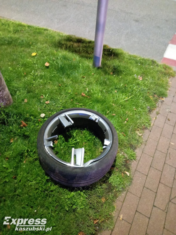 Wypadek w Kartuzach - Plac Brunona