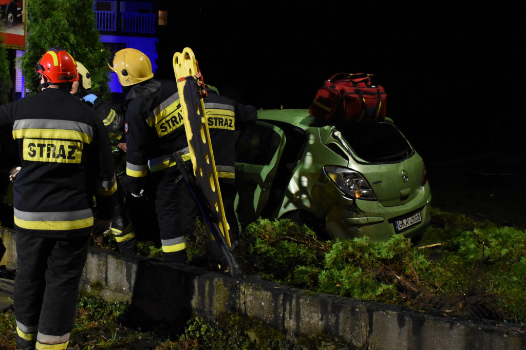 Wypadek w Porębach (gm. Sierakowice)