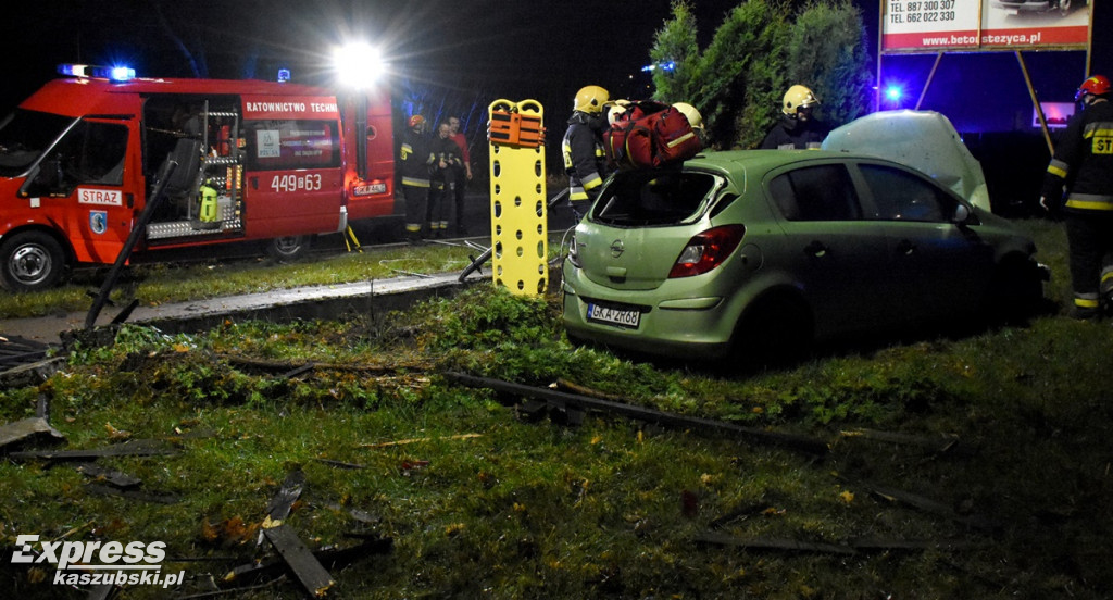 Wypadek w Porębach (gm. Sierakowice)