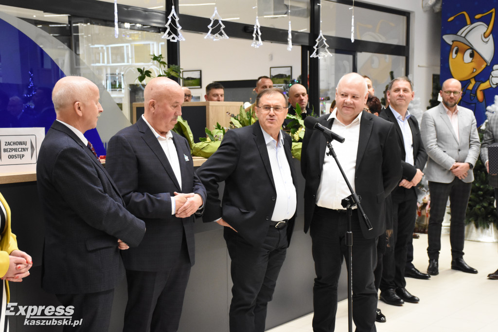 Market Mrówka w Sierakowicach - poświęcenie obiektu