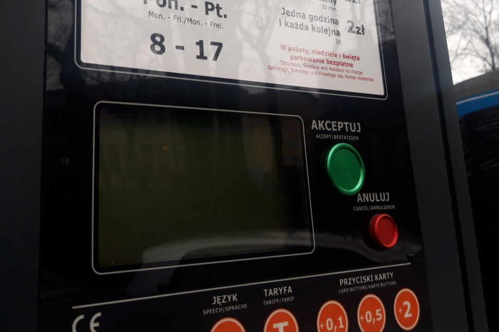 Strefa płatnego parkowania - stawki