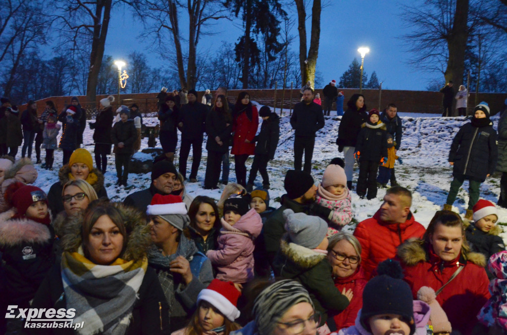 Kartuzy. Mikołaj w parku i rozświetlenie choinki