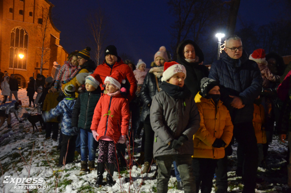 Kartuzy. Mikołaj w parku i rozświetlenie choinki