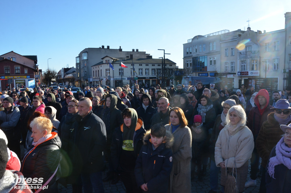 Kartuzy. Wiec poparcia dla Ukrainy