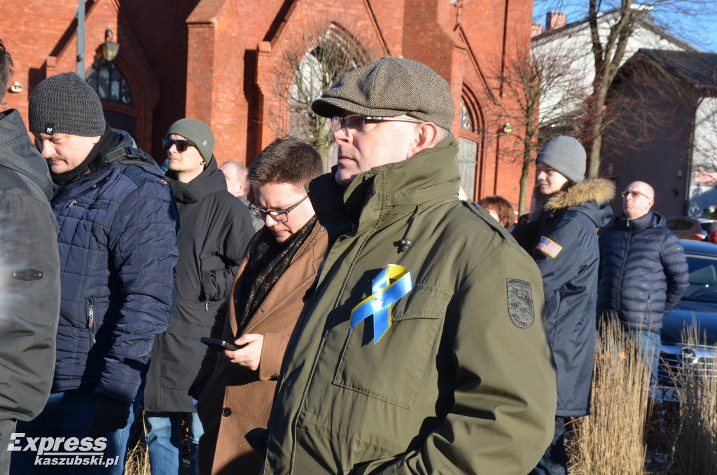 Kartuzy. Wiec poparcia dla Ukrainy
