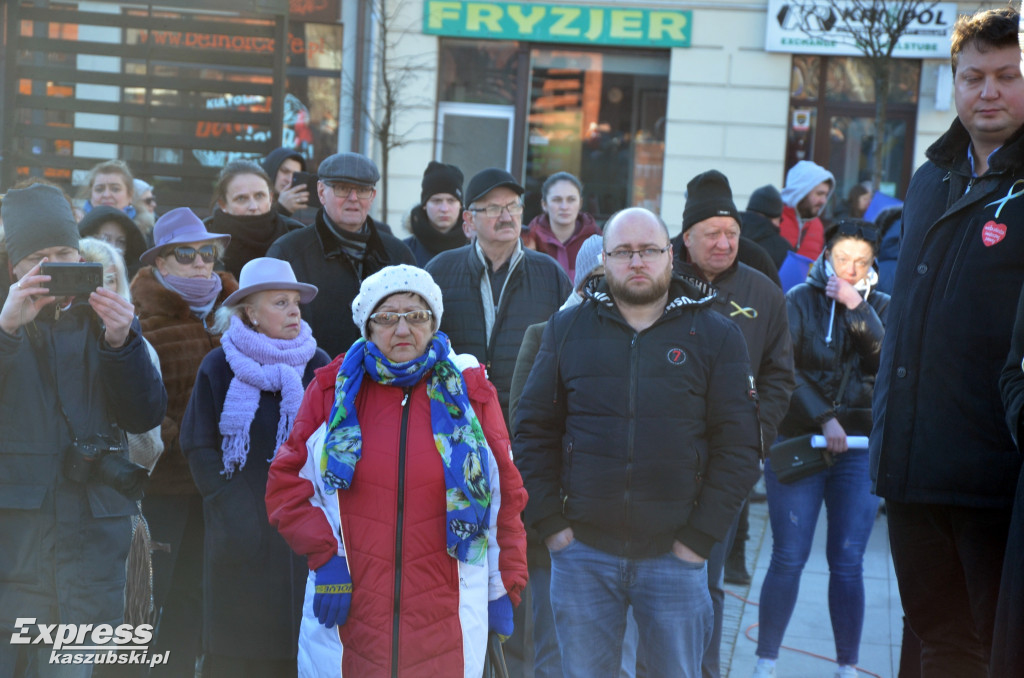 Kartuzy. Wiec poparcia dla Ukrainy