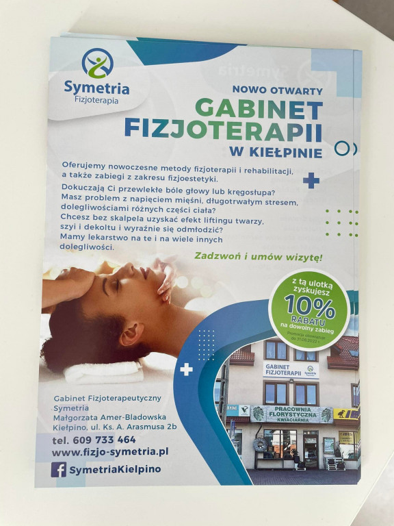Otwarcie gabinetu Symetria - Fizjoterapia