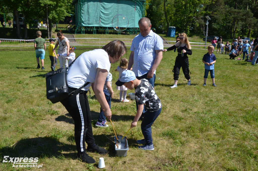 Sulęczyno. Piknik z okazji Dnia Dziecka