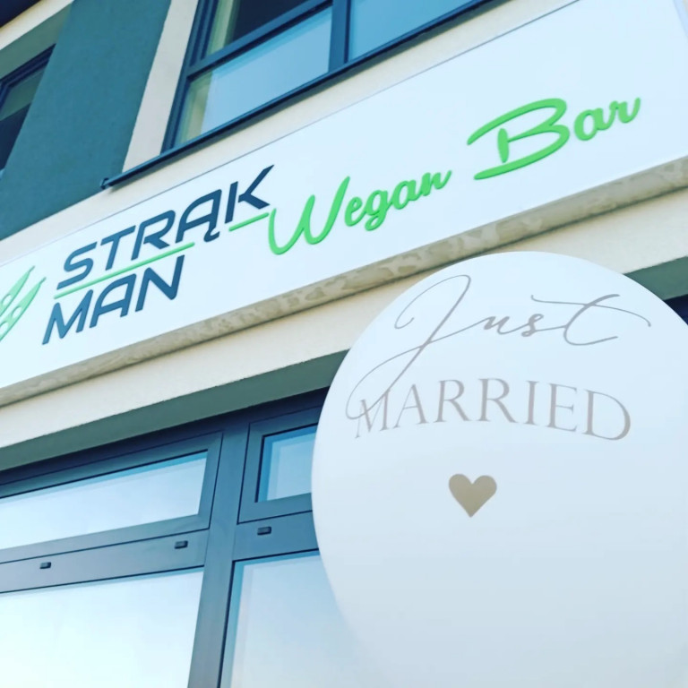 Pierwszy w powiecie bar wege Strąk Man w Baninie