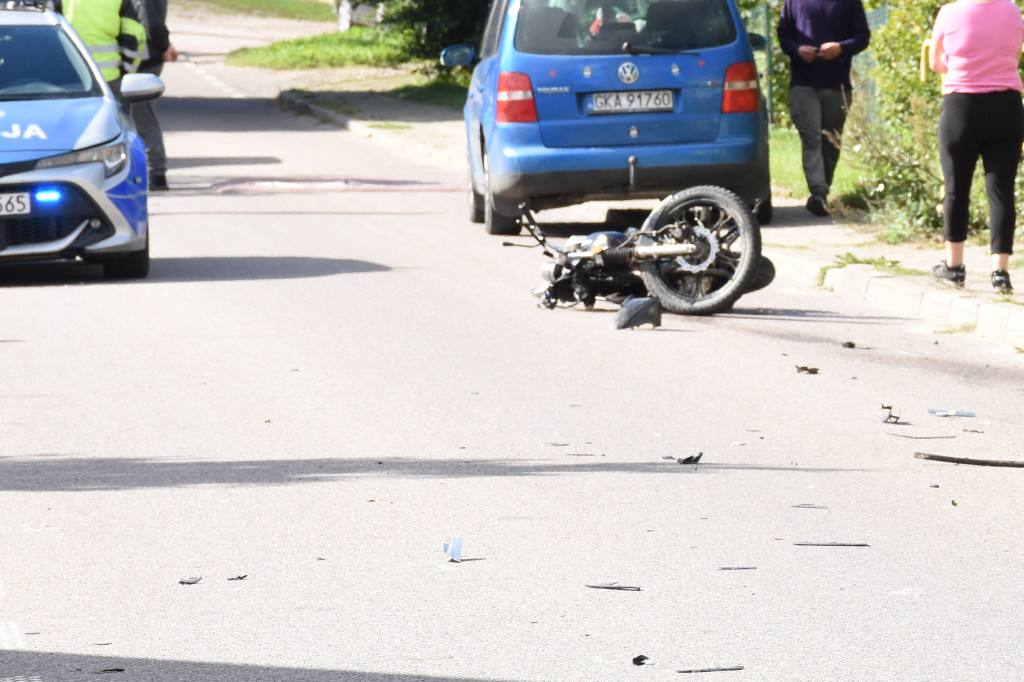 Wypadek w Gapowie (gm. Stężyca)