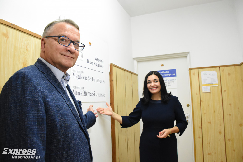 Otwarcie biura poselskiego M. Sroki i M. Biernackiego