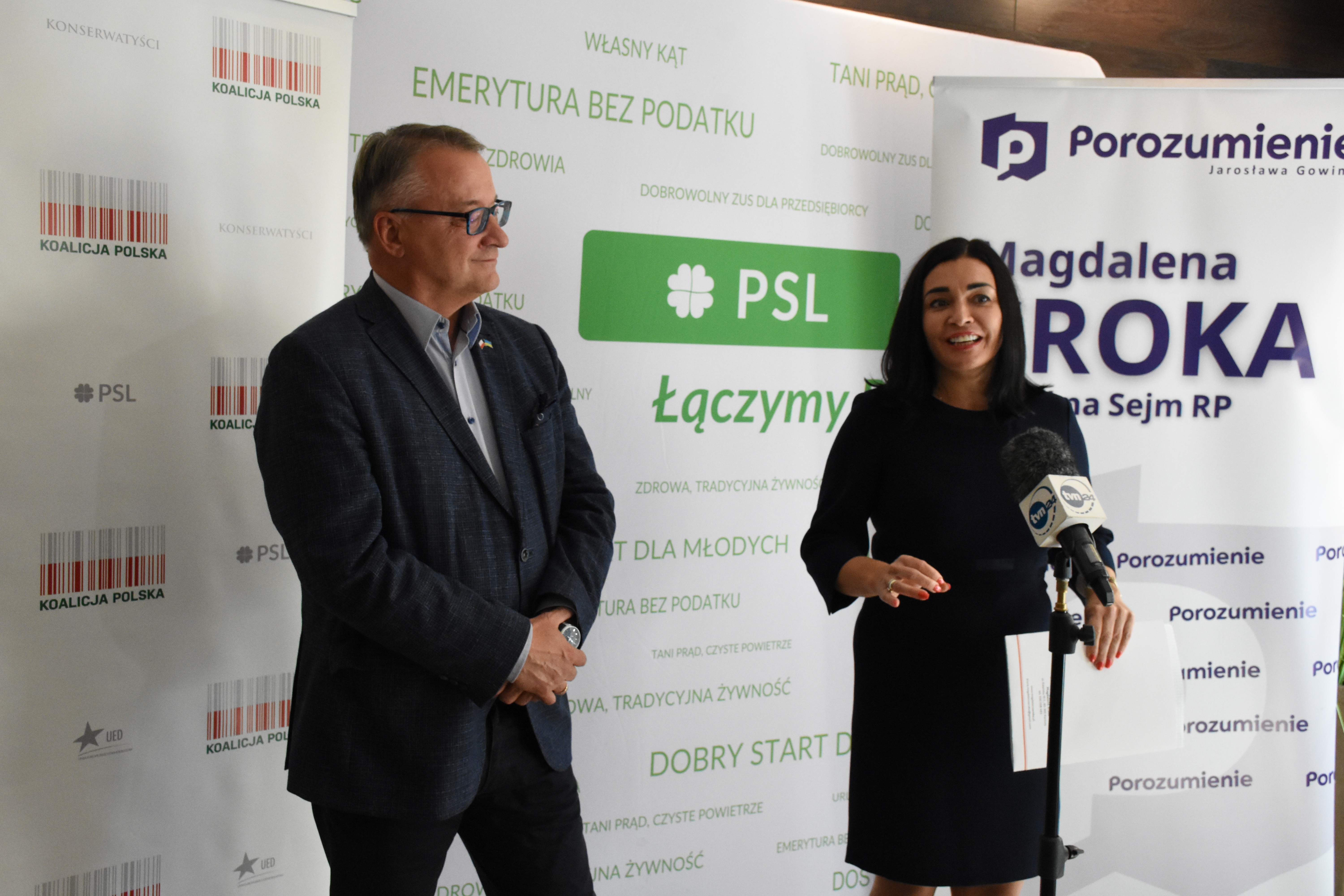Otwarcie biura poselskiego M. Sroki i M. Biernackiego