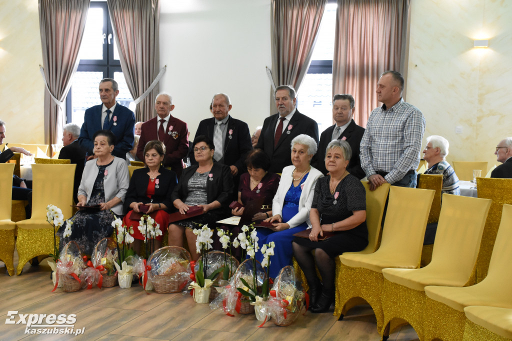Jubileusz pożycia małżeńskiego par z gminy Stężyca