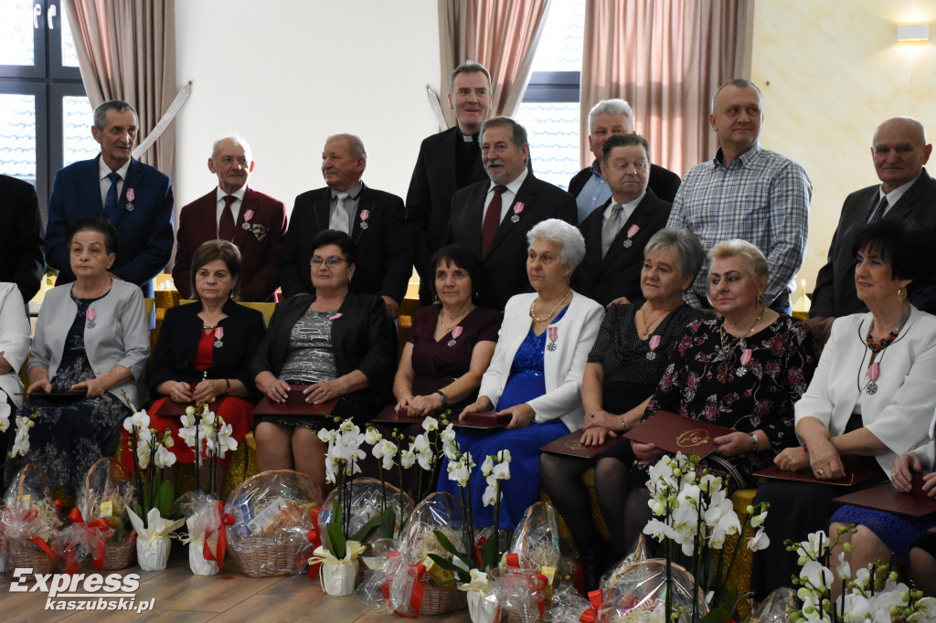 Jubileusz pożycia małżeńskiego par z gminy Stężyca
