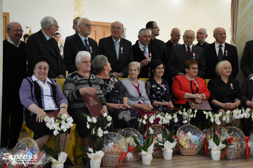 Jubileusz pożycia małżeńskiego par z gminy Stężyca