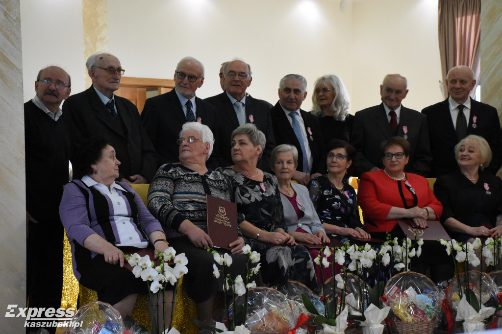 Jubileusz pożycia małżeńskiego par z gminy Stężyca