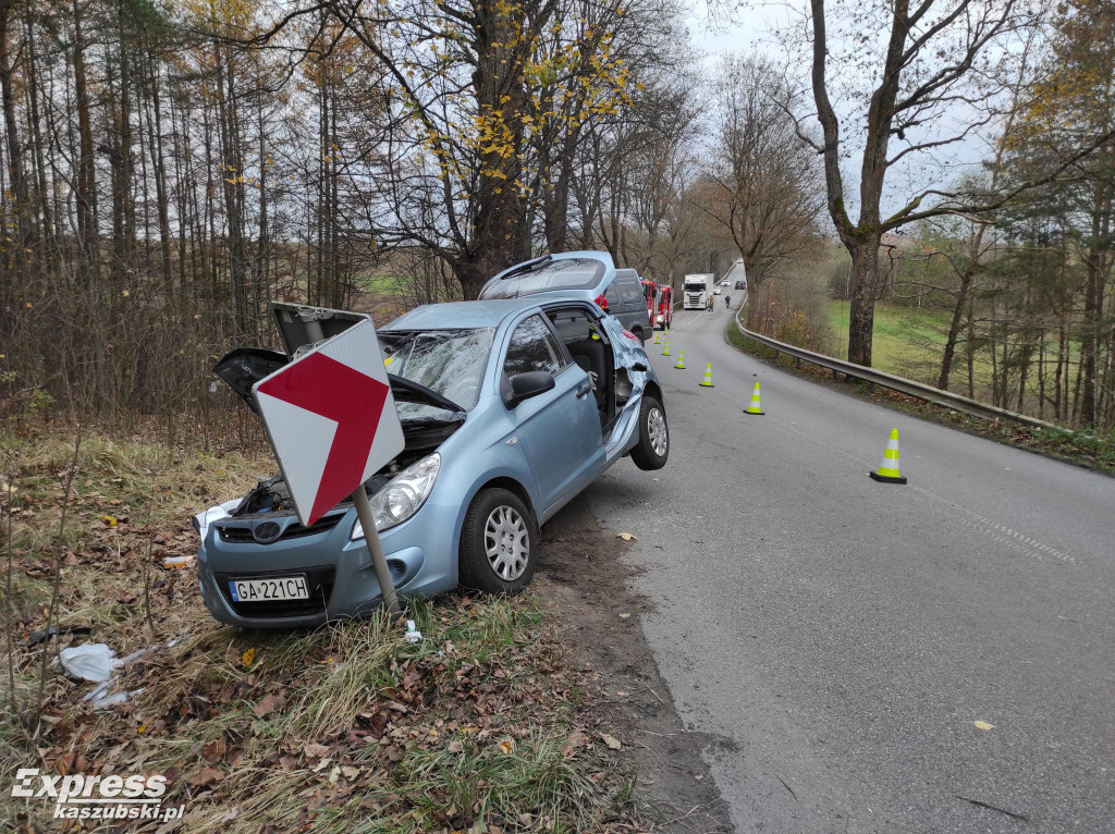 Czołowe zderzenie w Kczewie
