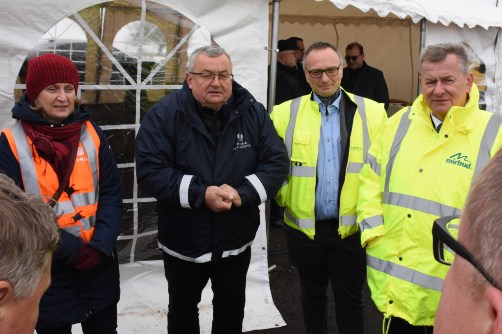 Inauguracja budowy OMT w Małkowie